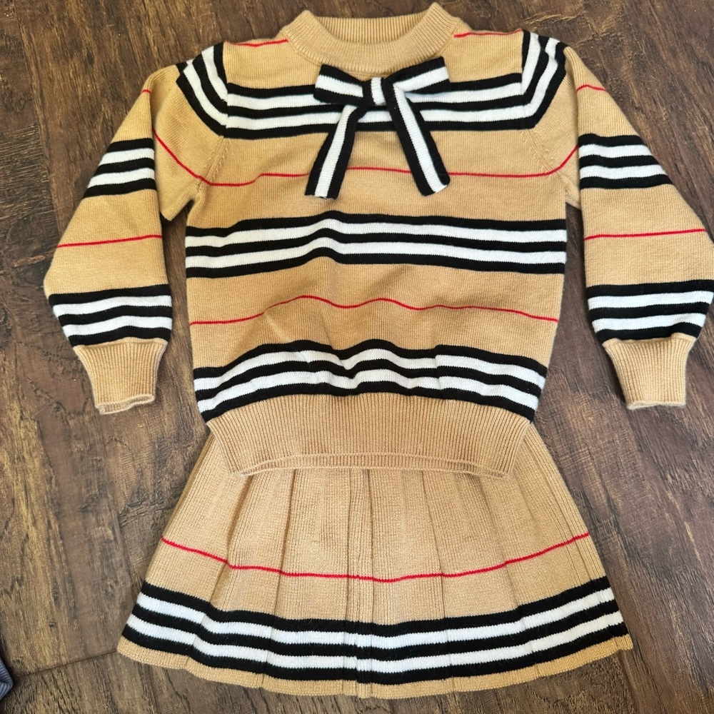 NWOT ~ Designer inspired set. Sweater top with matching sweater skirt.